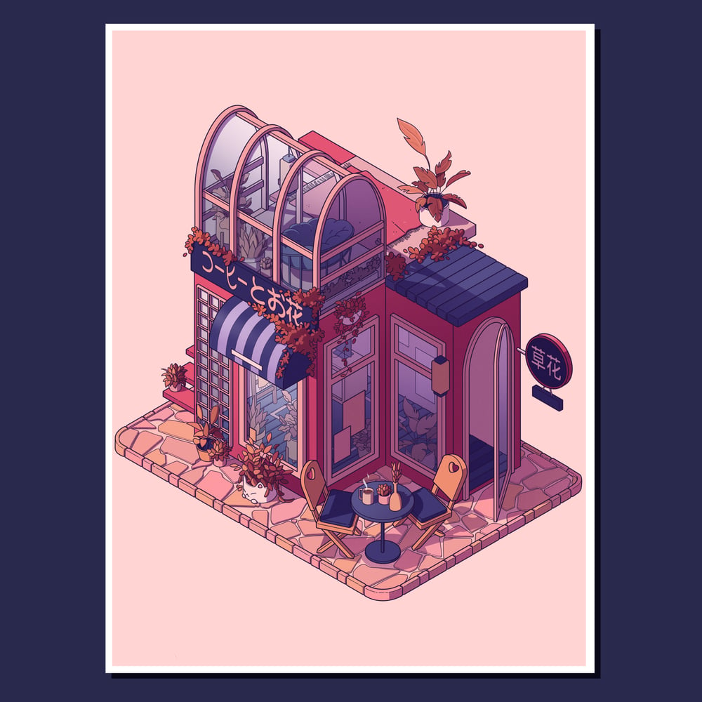 Flower Shop Print