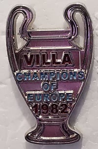 Aston Villa European cup winners badge