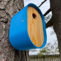 Image 1 of The Pop Blue Modern  Birdhouse