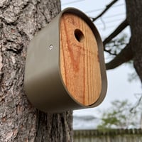 Image 3 of The Modern Olive Brown Birdhouse