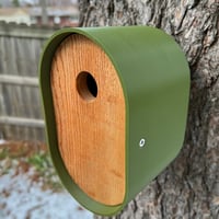 Image 2 of The Modern Olive Green Birdhouse