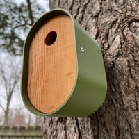 Image 5 of The Modern Olive Green Birdhouse