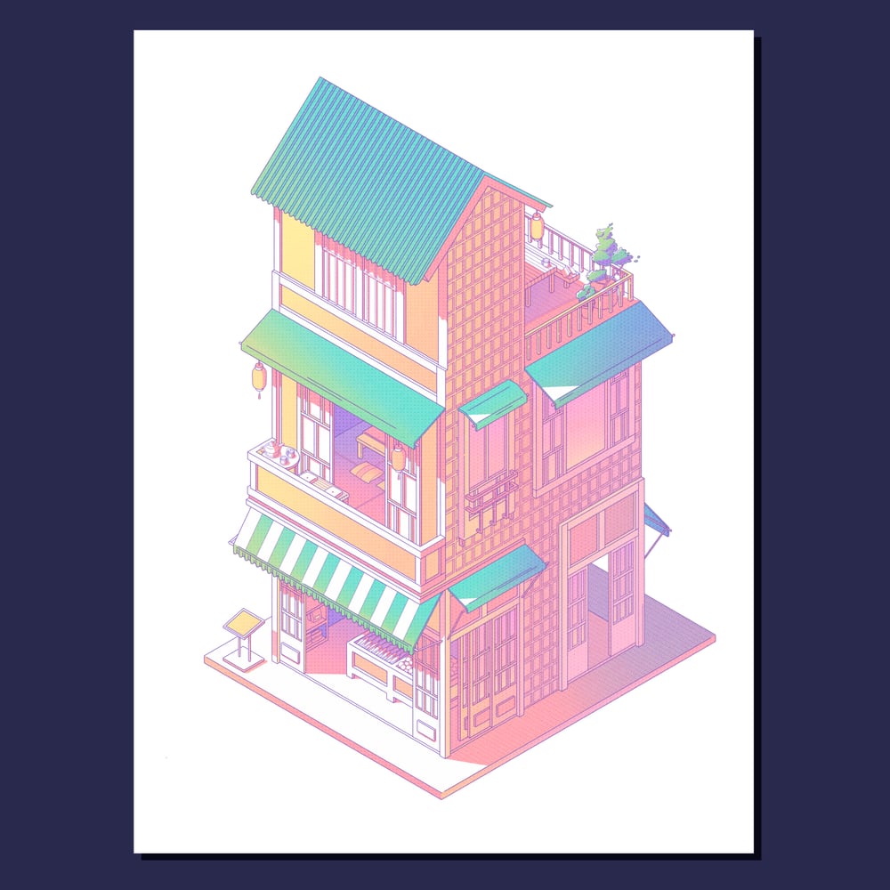 Gwangju Storefront Print