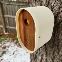 Image 1 of The Modern Ecru Birdhouse