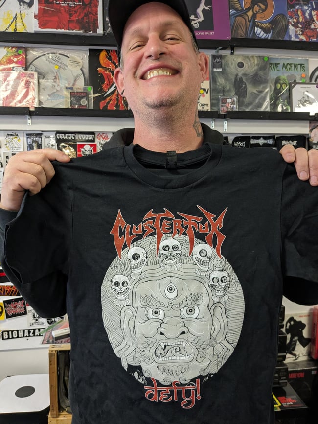 CLUSTERFUX Defy! shirt 