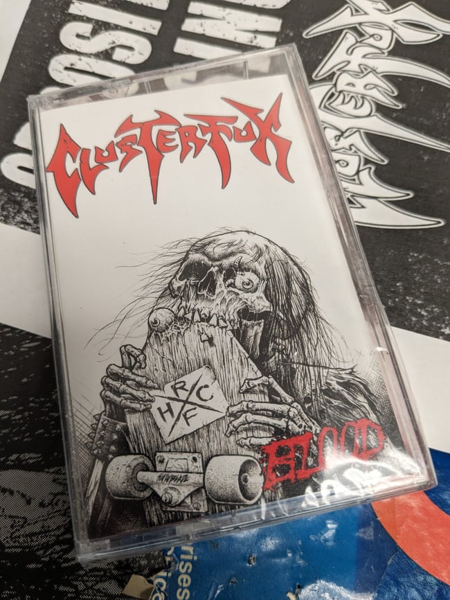 CLUSTERFUX - Blood cassette tape