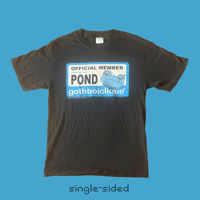 POND MEMBER - black t-shirt