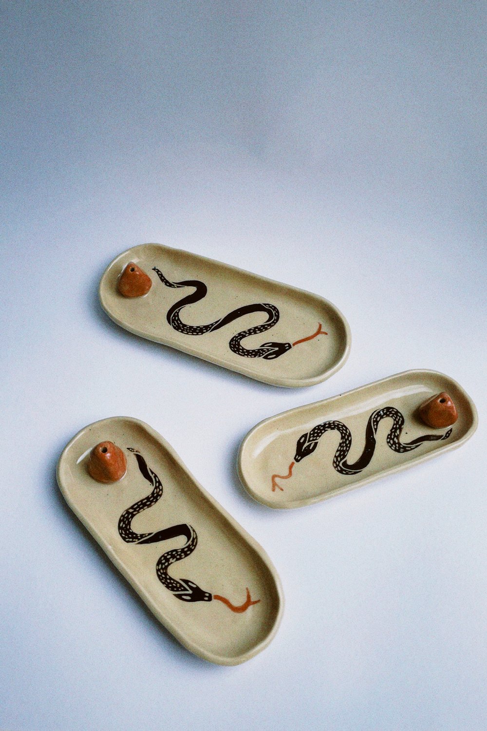 Image of Snake incense holder