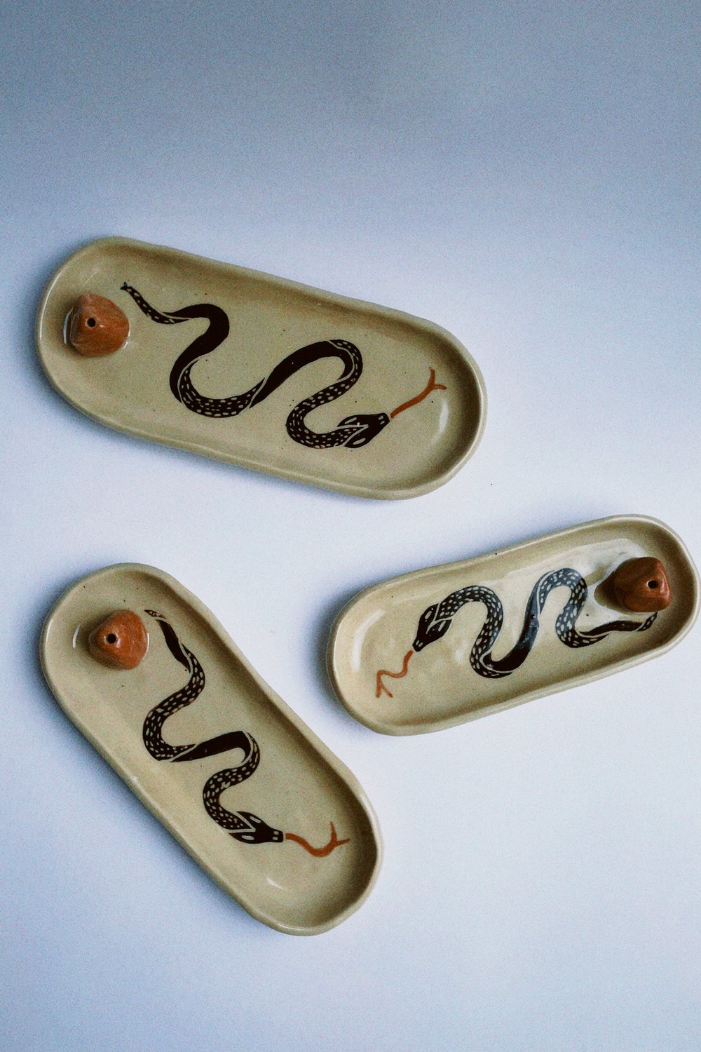 Image of Snake incense holder