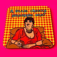 ‘Abigail’s Party’ Drinks Coaster