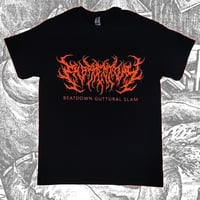 "Beatdown Guttural Slam Logo" Orange T-shirt