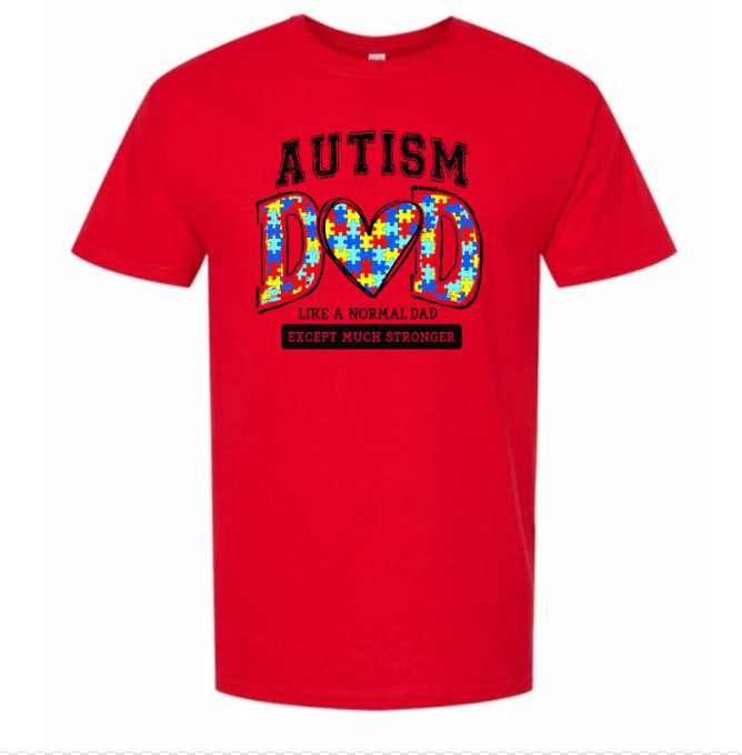 Image of Strong Autism Dad Tee