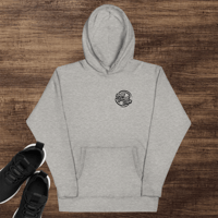 Image 3 of Black and White Patch Unisex Hoodie