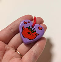 Image 1 of Tomato Dog Heart Ornament 