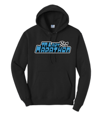 Image 2 of Lady Marathon Hoodie "Blue Logo"