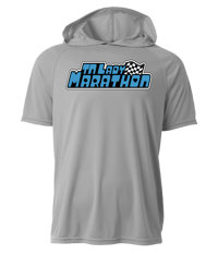 Image 1 of Lady Marathon Performance Short Sleeve Hooded T-shirt