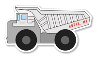 Butte Mining Tuck Sticker 