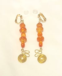 Image 2 of Wire Wrap Clip-On Earrings
