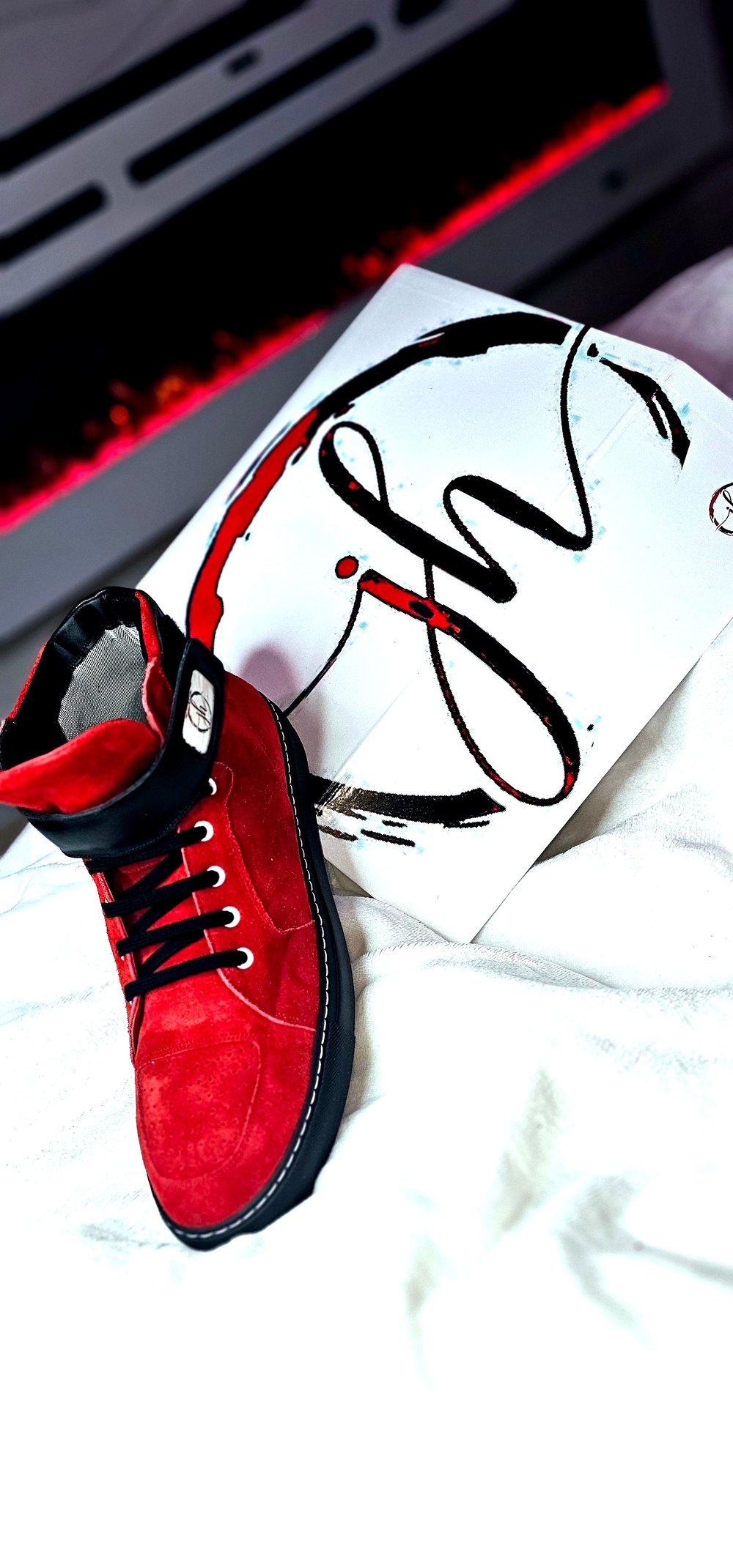 JH Brand Jackson Genuine Italian Suede & Leather Basketball Shoe
