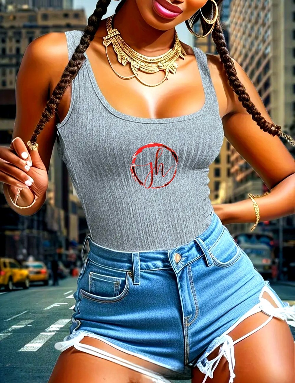 JH Brand Womens Tank Top