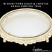 Image of BLOOM Ivory and Gold Wedding Cake Table Set