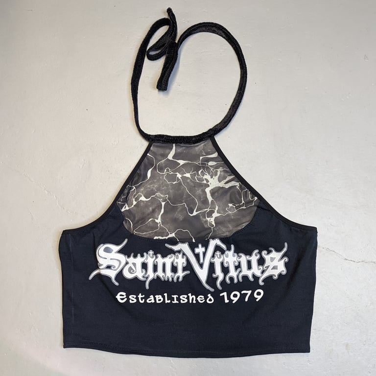 Saint Vitus - High Neck Crop Top - Size L Image 4