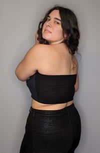 Image 2 of Saint Vitus - High Neck Crop Top - Size L