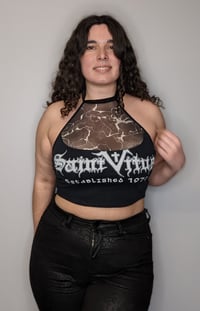 Image 5 of Saint Vitus - High Neck Crop Top - Size L