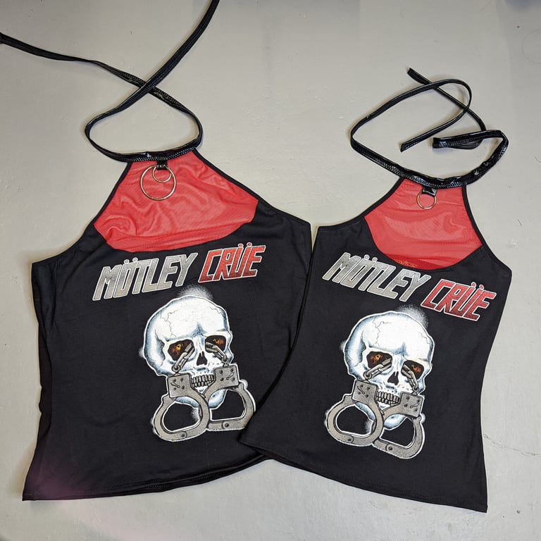 Motley Crue - High Neck Top - Mutli Size Image 4