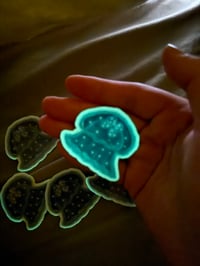 Image 3 of ( Glowing sticker)  Sparkling jellyfish