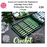 Image 1 of Axbridge learn to crochet Wednesday May 1st 7-9pm