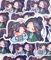 Image 1 of Huafang Headpats (MLCB) - Cosmic Dust - Die Cut Sticker