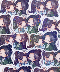 Image 2 of Huafang Headpats (MLCB) - Cosmic Dust - Die Cut Sticker
