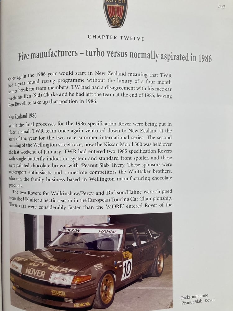 TWR and Rovers SD1. Inside the Tom Walkinshaw Rover Racing Team. | SS ...