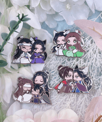 Image 2 of [PO] Cat-Boyfriends series (SVSSS, MDZS, TGCF, 2HA) - Enamel Pins