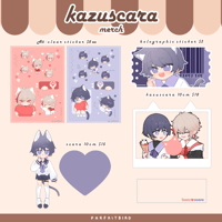 Image 1 of Limited Individual KazuScara Bundle A6 Sticker Sheet