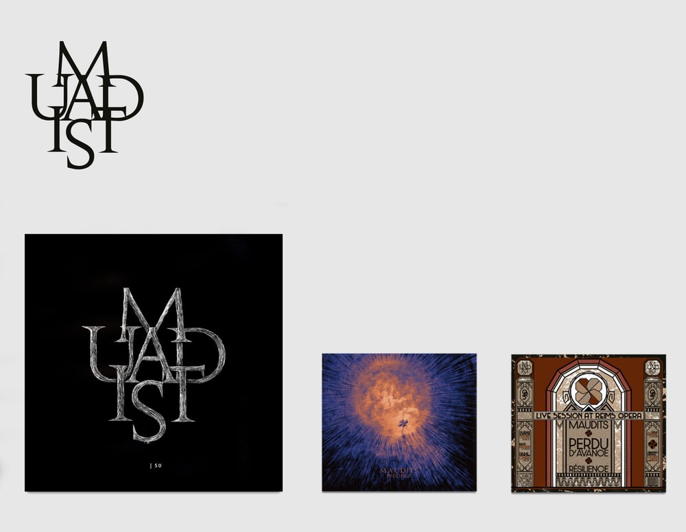 MAUDITS - PRECIPICE - FULL PACK LP avec Fourreau 50 exemplaires + CD album + CD Live opéra