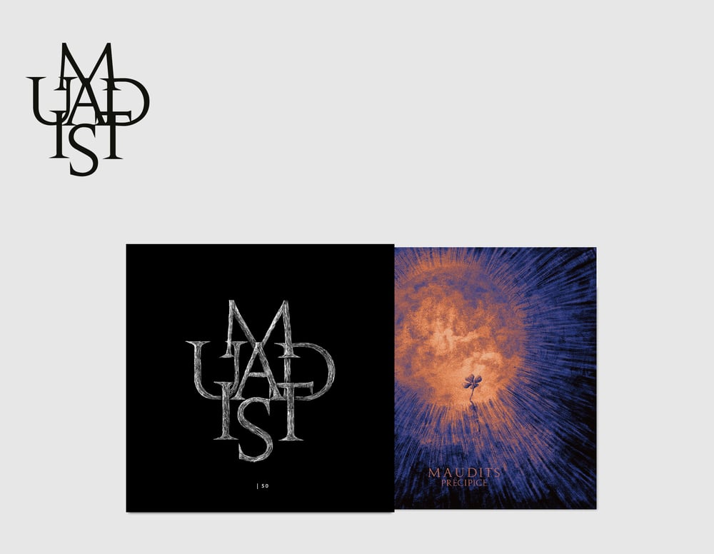 MAUDITS - PRECIPICE - Double LPS gatefold + Fourreau 7éme OEIL ltd 50 exemplaires.