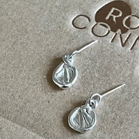 Image 2 of Mini Drip Drop Studs ( Silver or Gold Plate options available)