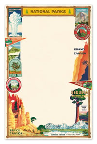 Image 2 of Cavallini & Co. National Parks Notepad