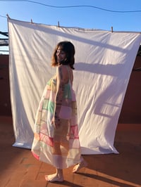Image 5 of Patchwork Sheer Dress