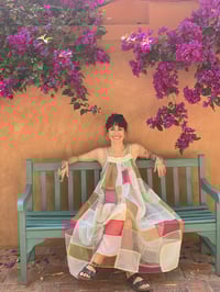 Image 4 of Patchwork Sheer Dress