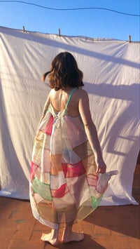 Image 3 of Patchwork Sheer Dress