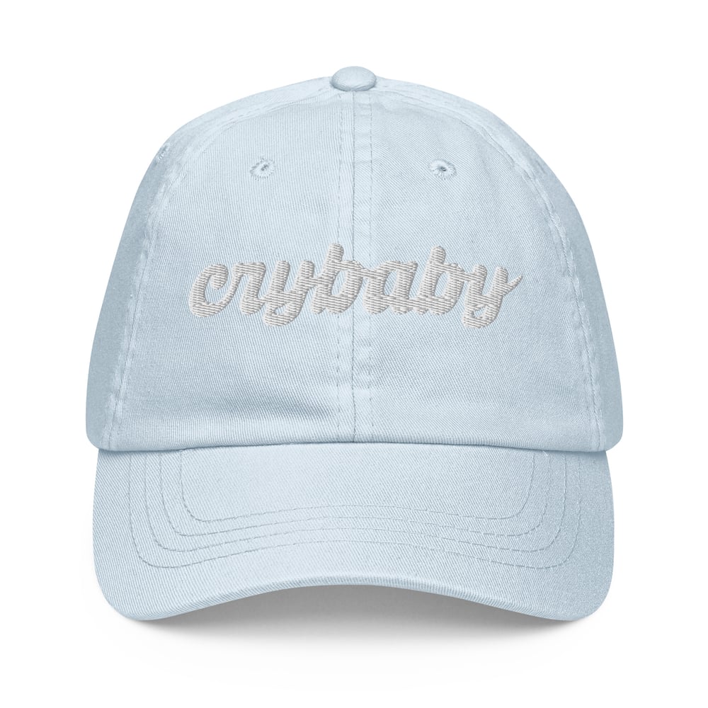 Crybaby Pastel Blue Baseball Hat