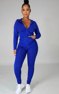 Image 3 of “On the Go” Zip-up Hooded Tracksuit