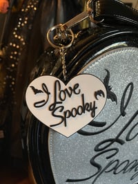 Image 2 of I Love Spooky PVC Keychain