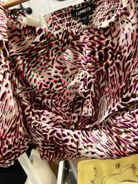 Image 2 of Express printed Pugh sleeve top