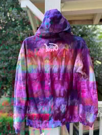 Image 4 of MEDUIM Mom I’m Scared Come Pick Me Up Tie Dye Hooodie