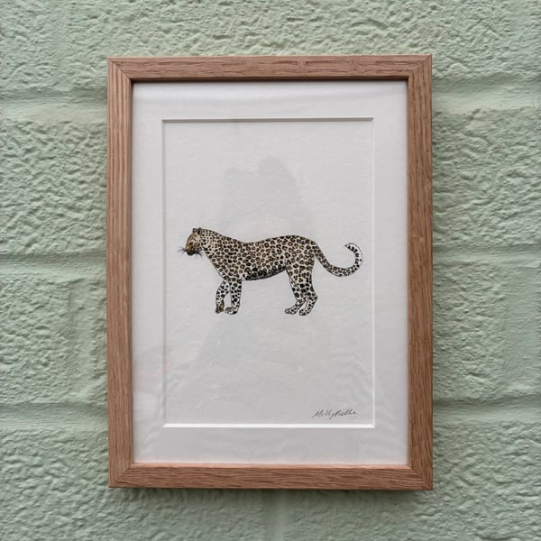 Image of £50 originals - Leopard watercolour