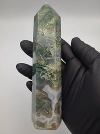 Image 7 of Moss Agate Medium Crystal Towers - 3 Styles